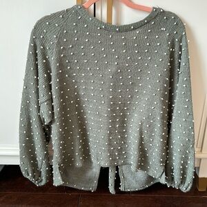 rlly cute olive green sweater